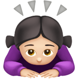 woman-bowing