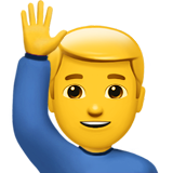 man-raising-hand